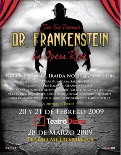 JOSE FORSEn Dr. Frankestein Ópera Rock, 